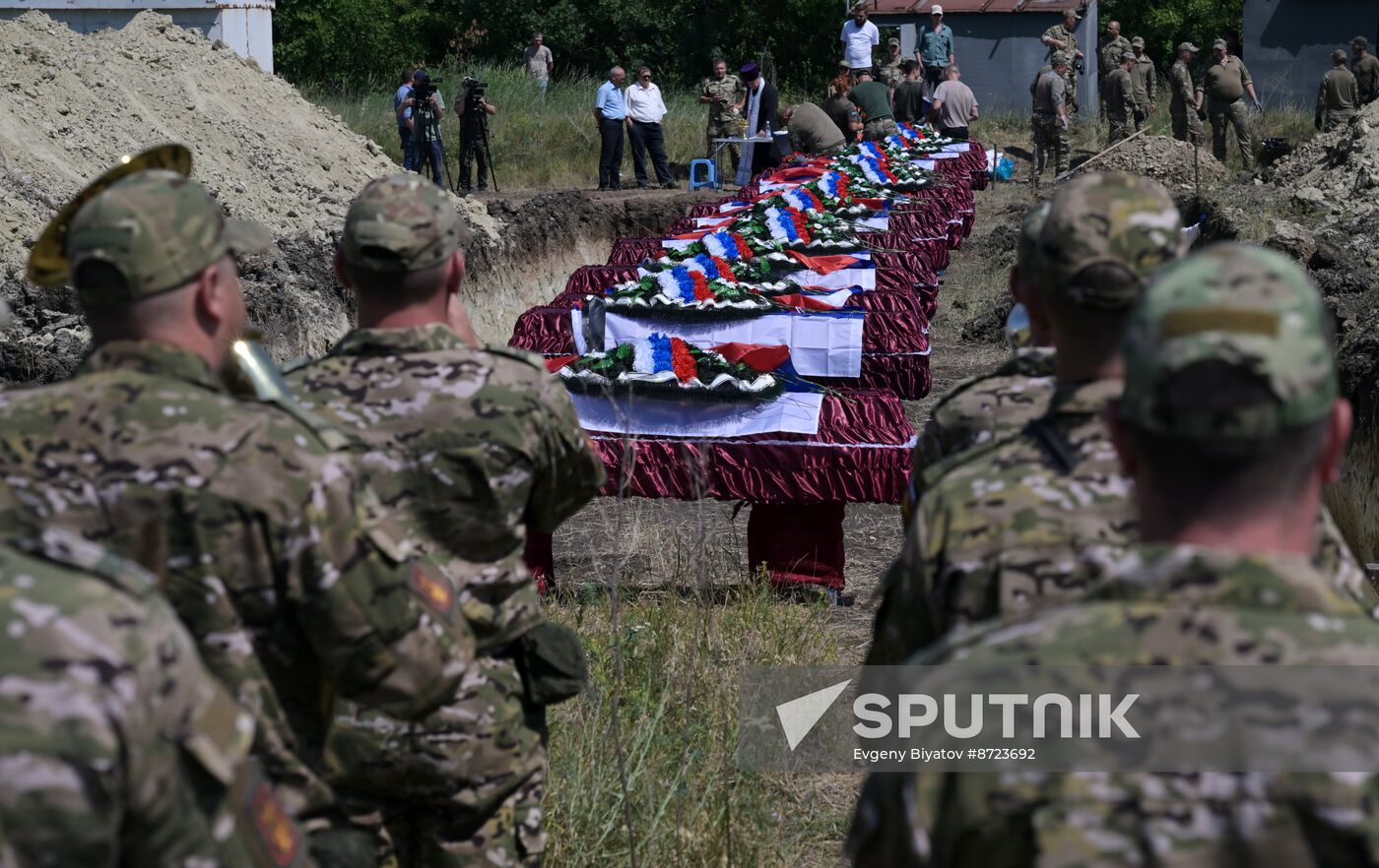 Russia Ukraine Military Operation Servicemen Funeral
