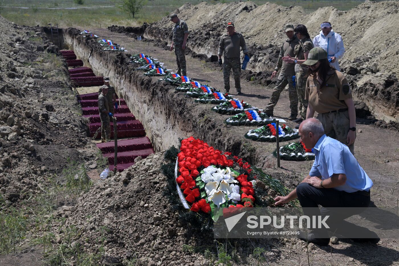 Russia Ukraine Military Operation Servicemen Funeral