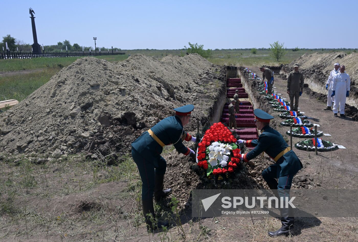 Russia Ukraine Military Operation Servicemen Funeral