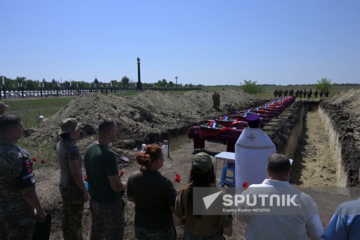Russia Ukraine Military Operation Servicemen Funeral