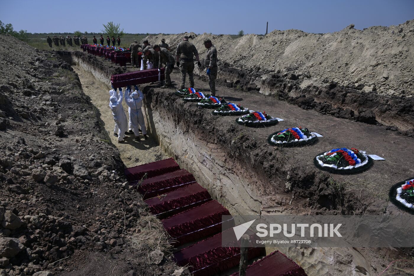 Russia Ukraine Military Operation Servicemen Funeral