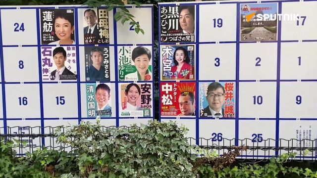 Voters in Tokyo go to the polls to elect mayor despite the heat