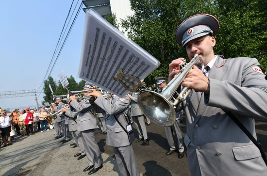 Russia BAM Construction Launch Anniversary