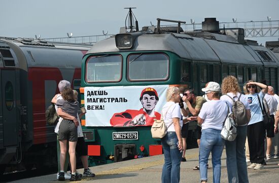 Russia BAM Construction Launch Anniversary