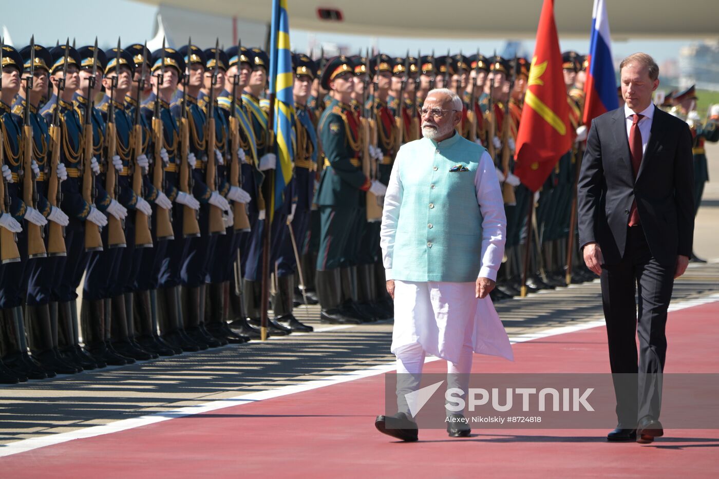 Russia India Arrival