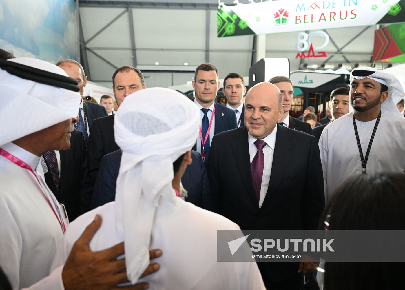 Russia Mishustin Innoprom Trade Fair