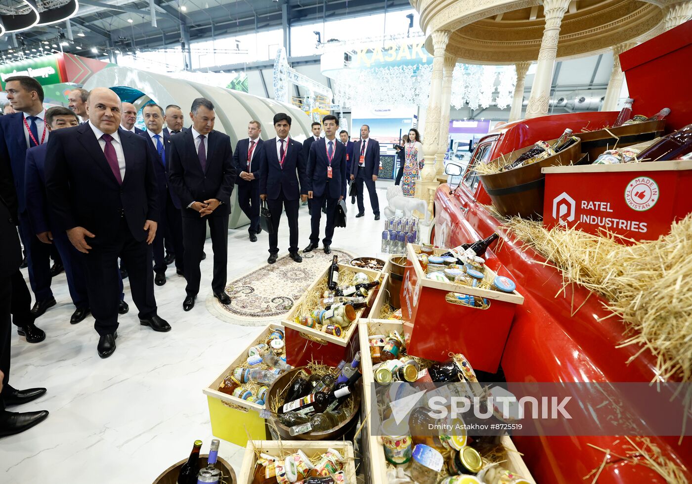 Russia Mishustin Innoprom Trade Fair