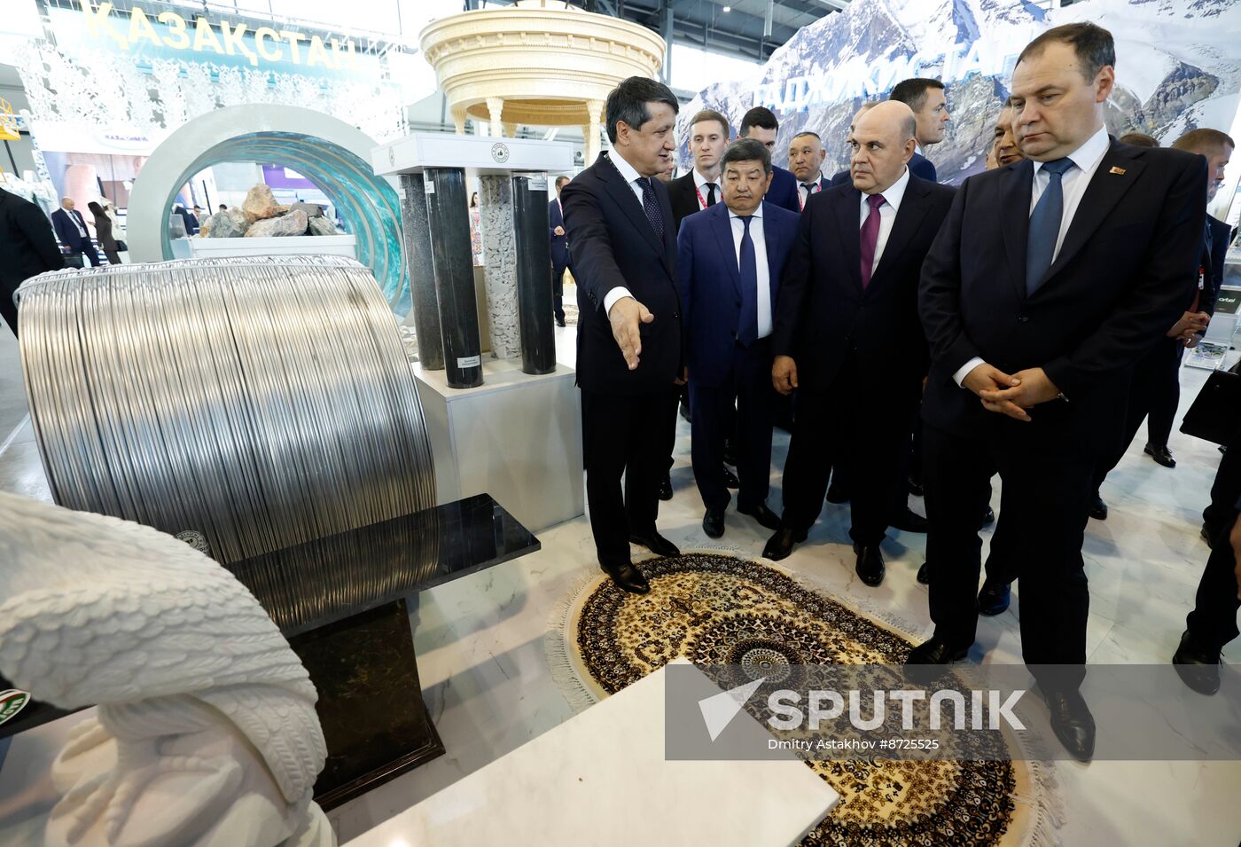 Russia Mishustin Innoprom Trade Fair