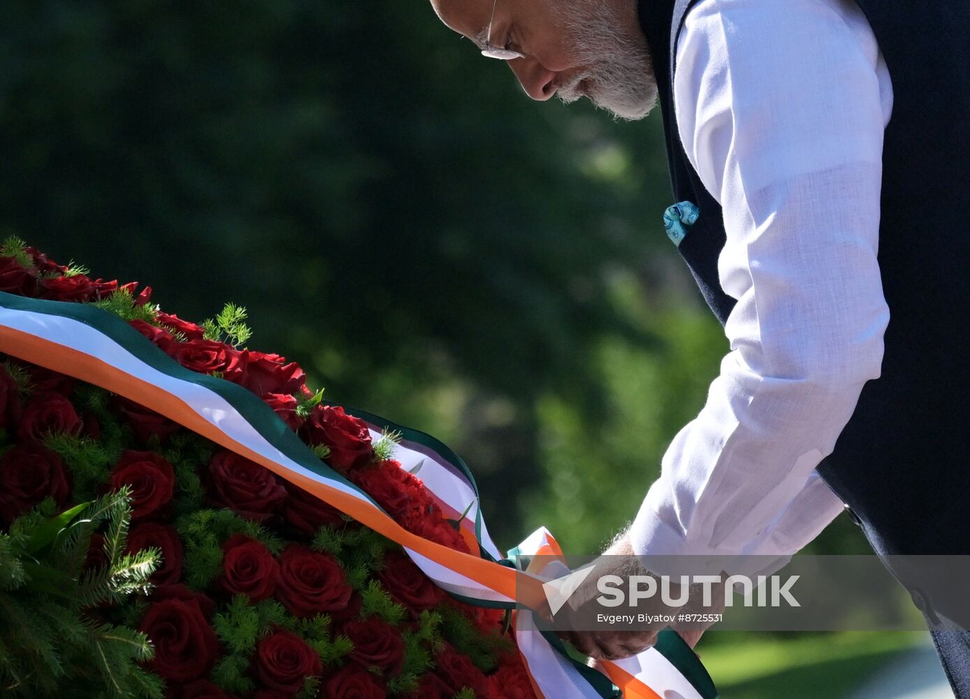 Russia India Wreath Laying