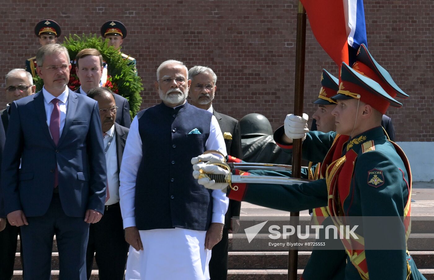 Russia India Wreath Laying