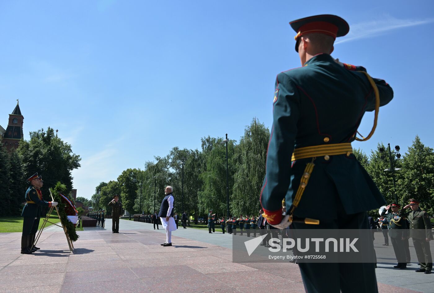 Russia India Wreath Laying