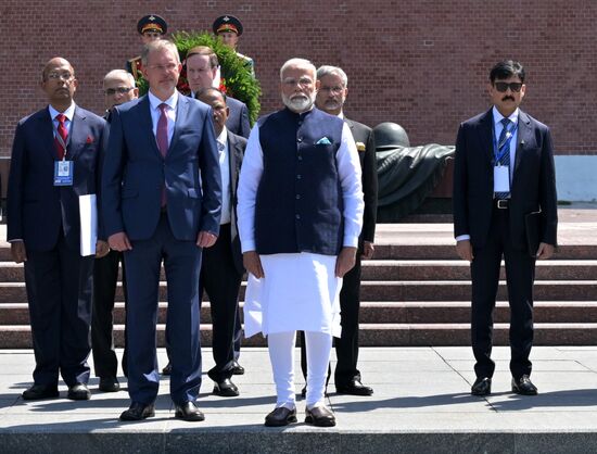 Russia India Wreath Laying