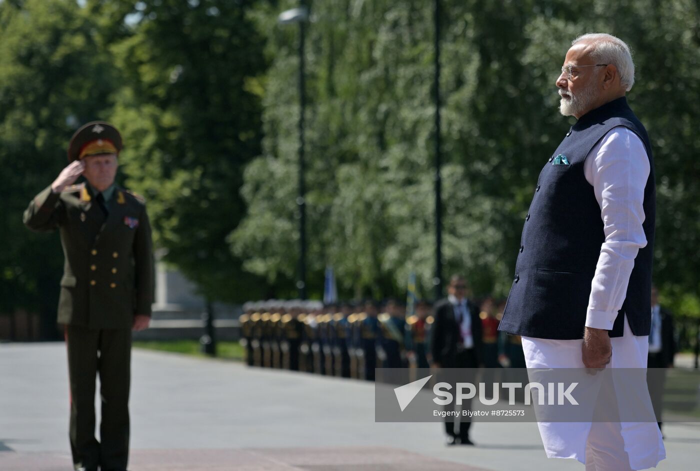 Russia India Wreath Laying