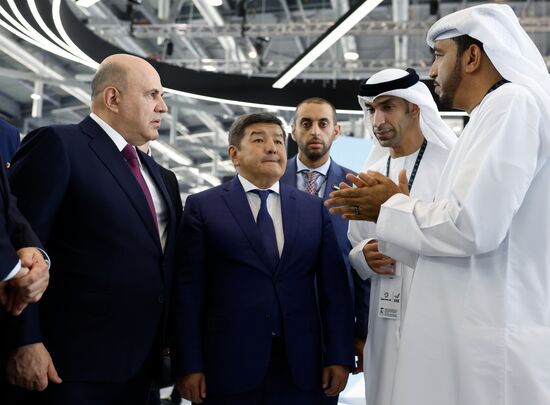 Russia Mishustin Innoprom Trade Fair