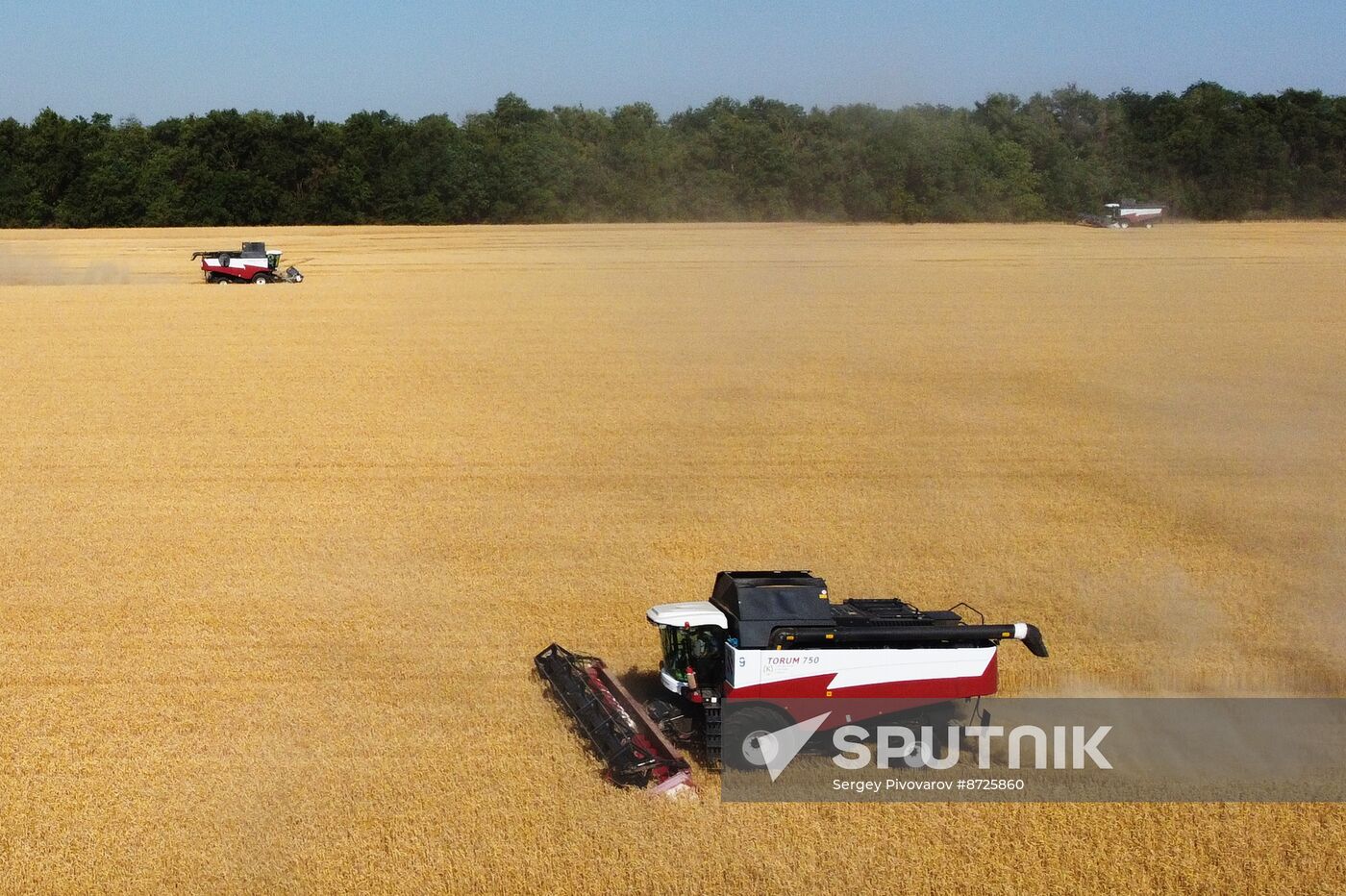 Russia Agriculture Wheat Harvesting