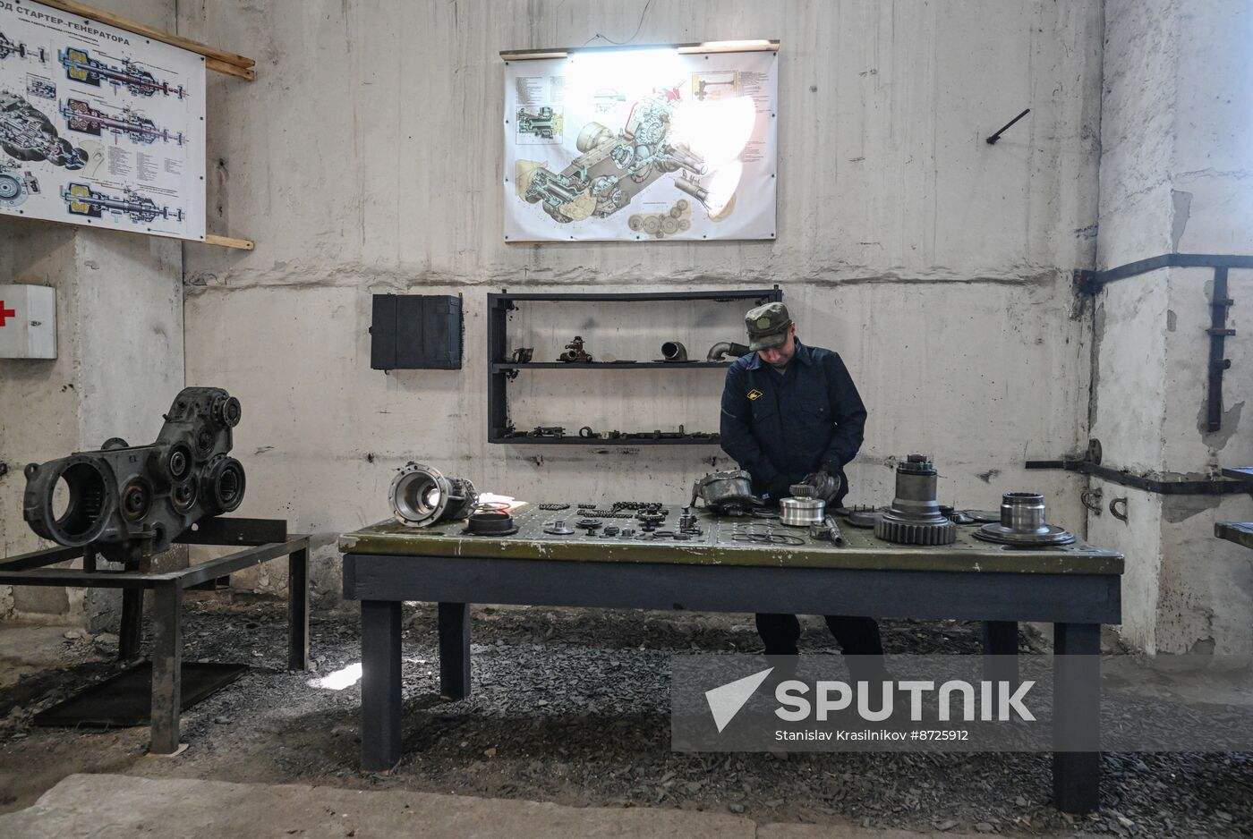 Russia Ukraine Military Operation Repair Unit