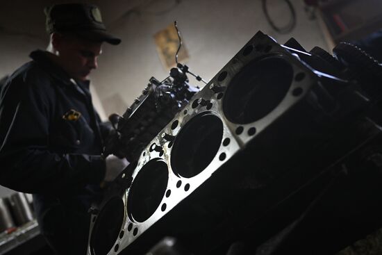 Russia Ukraine Military Operation Repair Unit