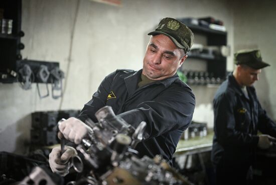 Russia Ukraine Military Operation Repair Unit
