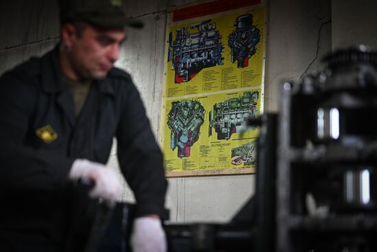 Russia Ukraine Military Operation Repair Unit