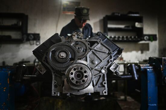 Russia Ukraine Military Operation Repair Unit