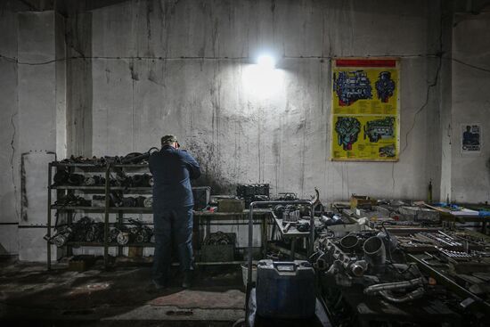 Russia Ukraine Military Operation Repair Unit