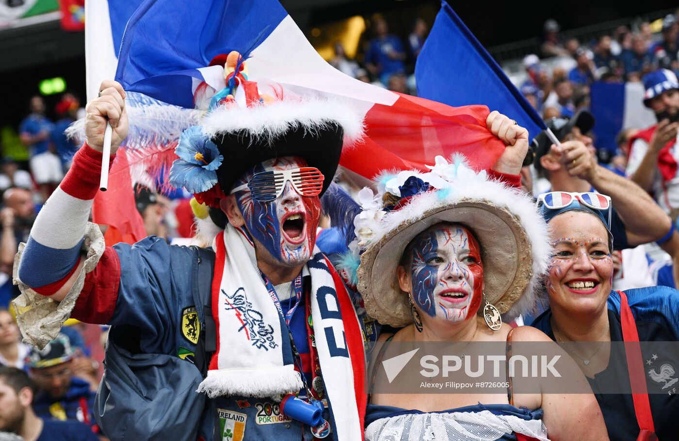 Russia Soccer Euro 2024 Spain - France