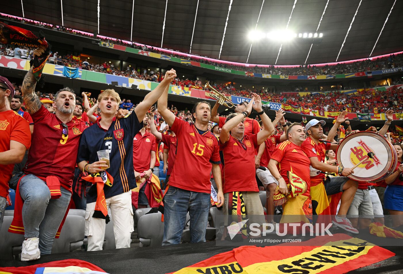 Russia Soccer Euro 2024 Spain - France