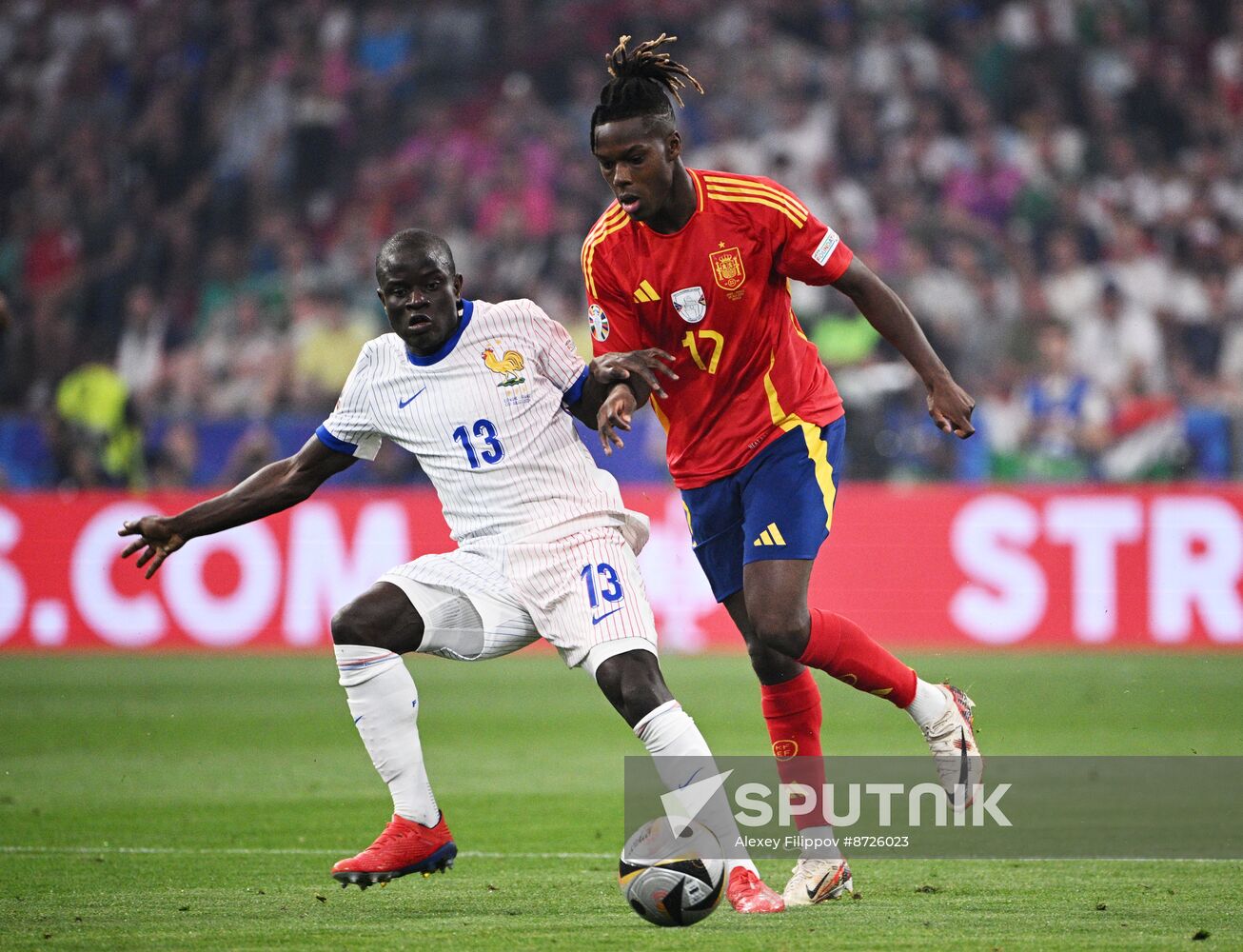 Russia Soccer Euro 2024 Spain - France