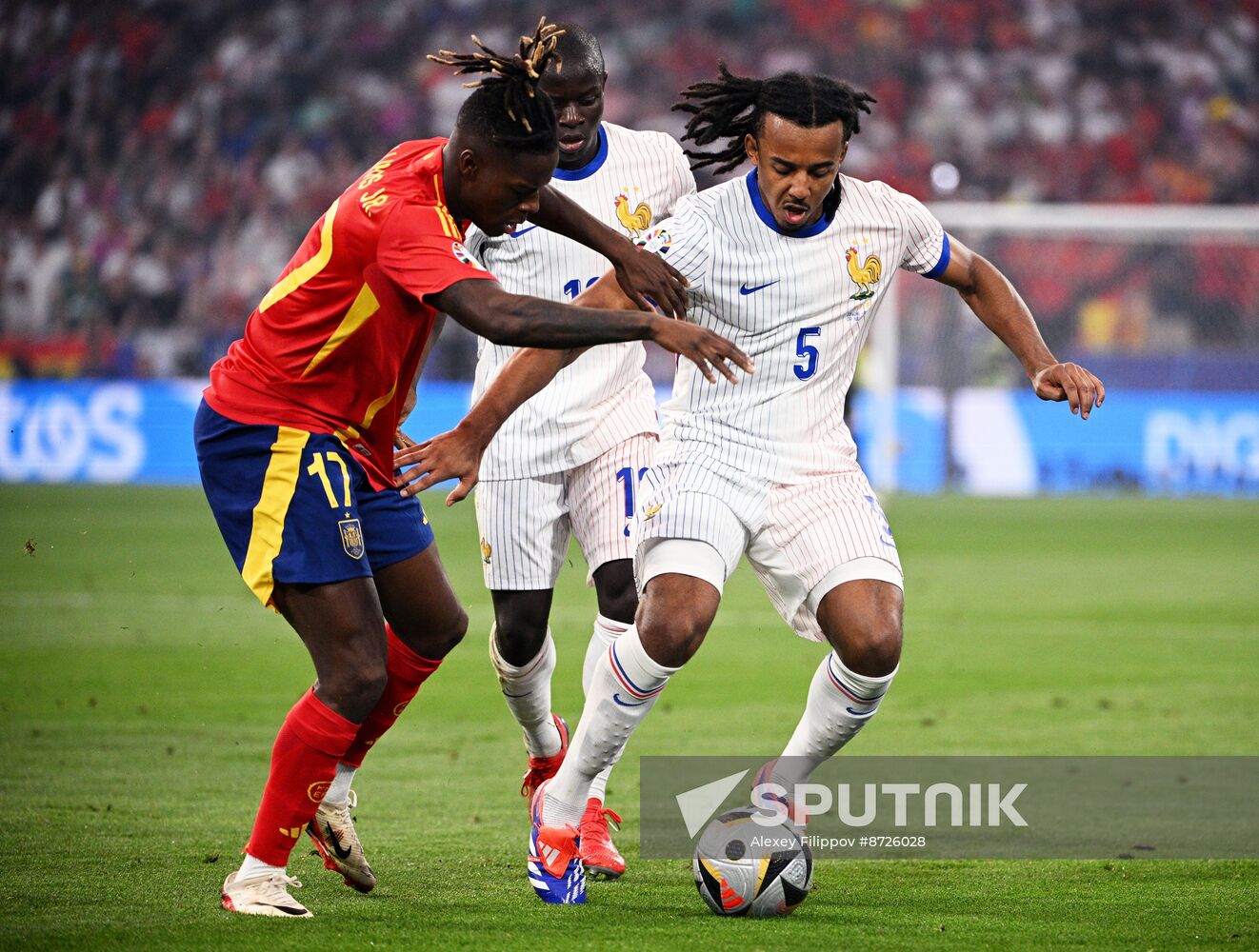 Russia Soccer Euro 2024 Spain - France