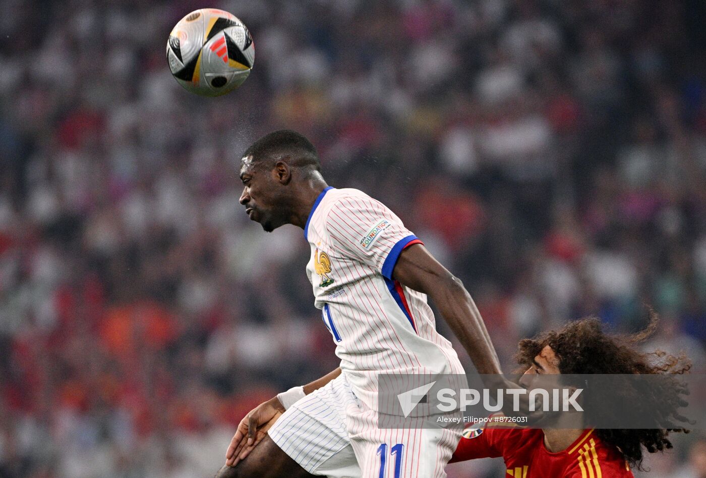 Russia Soccer Euro 2024 Spain - France