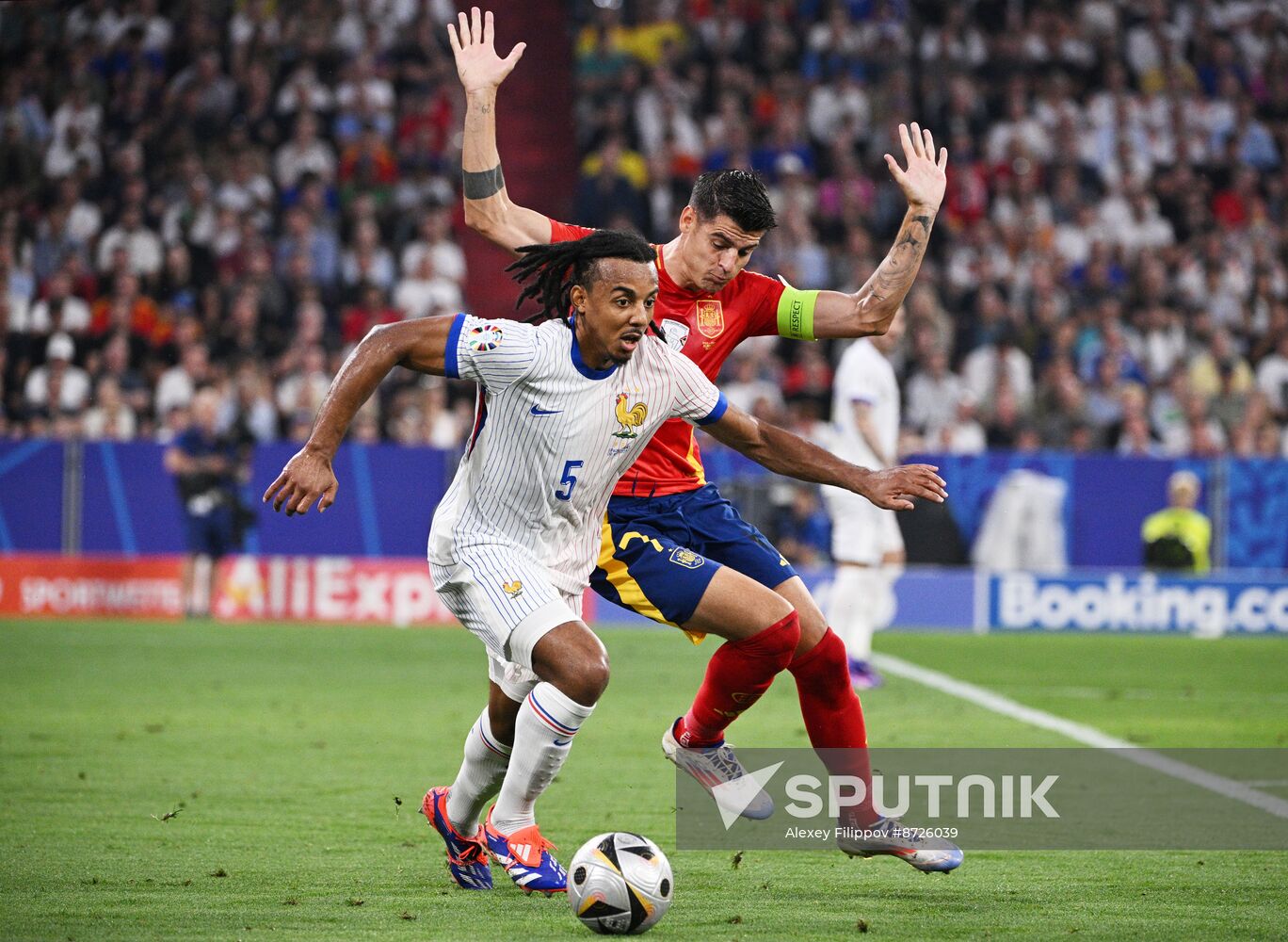 Russia Soccer Euro 2024 Spain - France