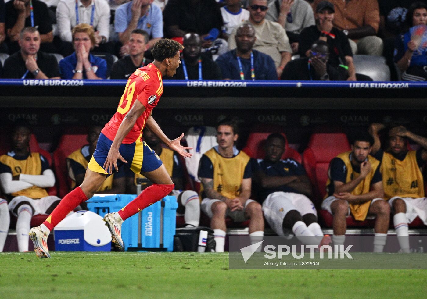 Russia Soccer Euro 2024 Spain - France