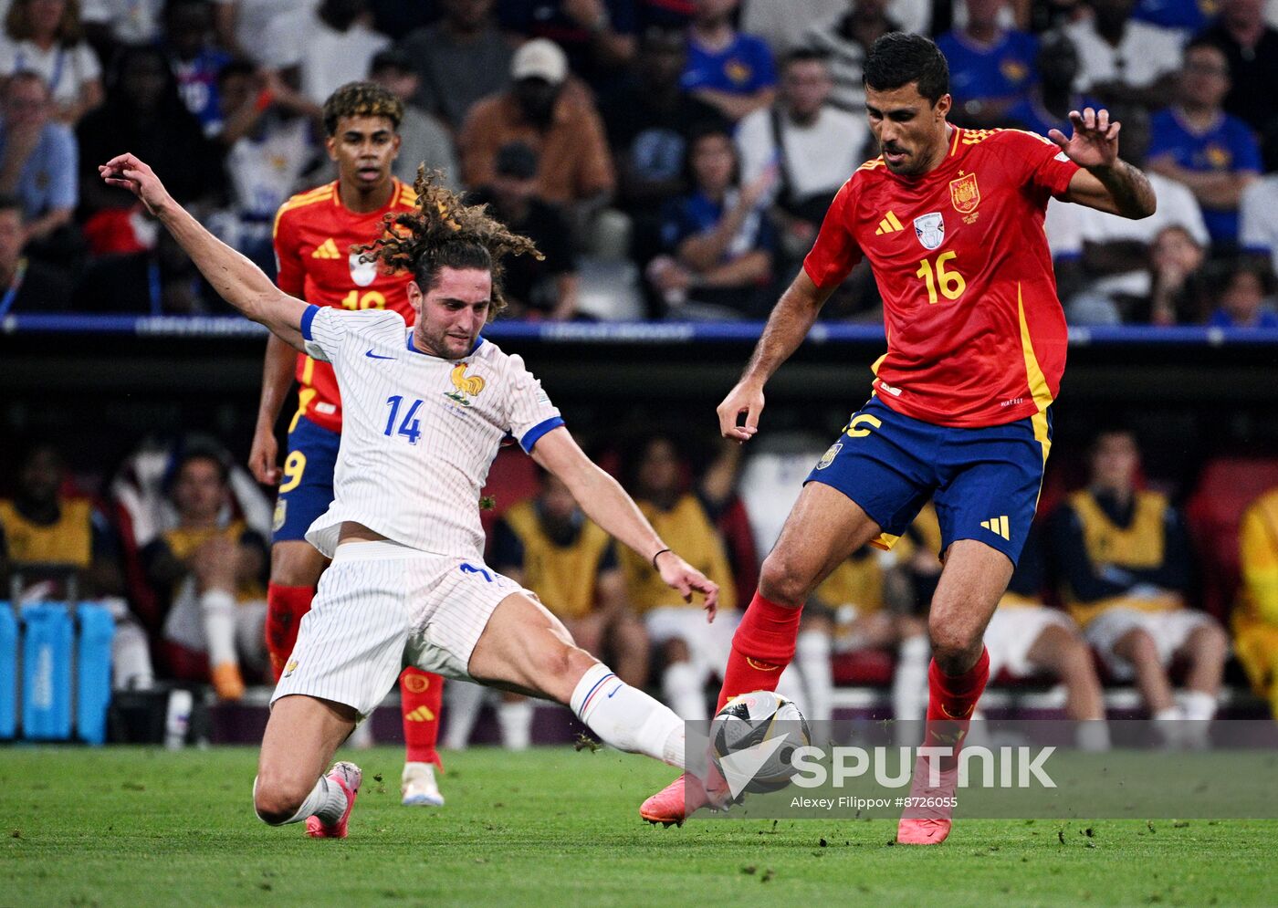 Russia Soccer Euro 2024 Spain - France