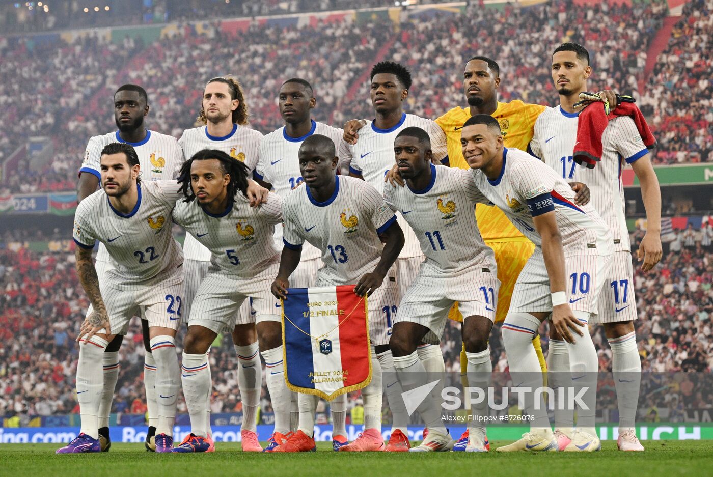 Russia Soccer Euro 2024 Spain - France