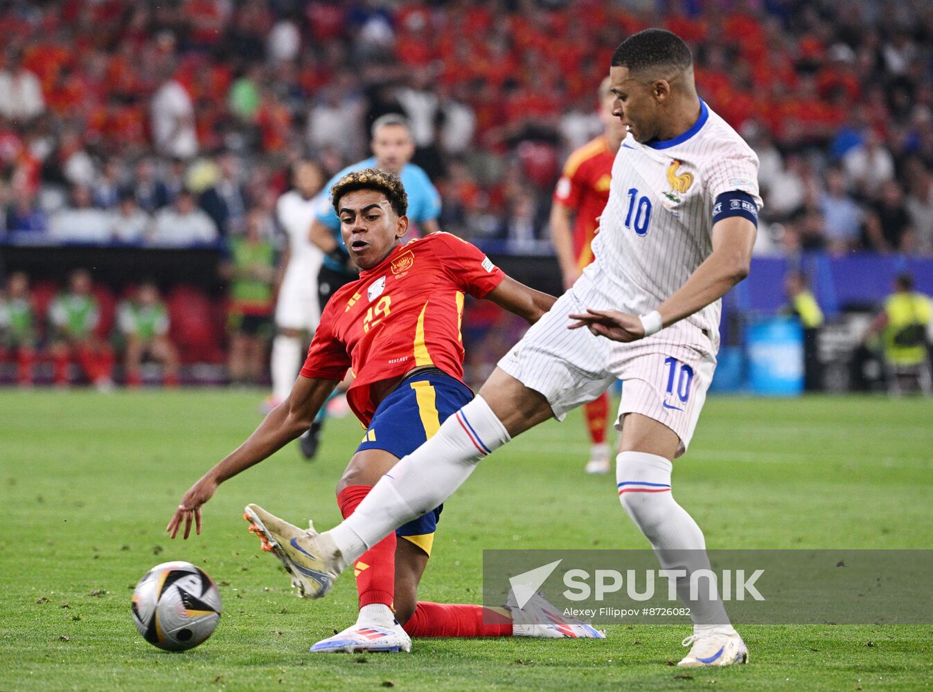 Russia Soccer Euro 2024 Spain - France