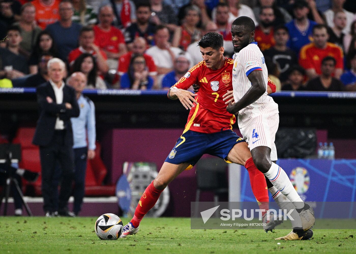 Russia Soccer Euro 2024 Spain - France