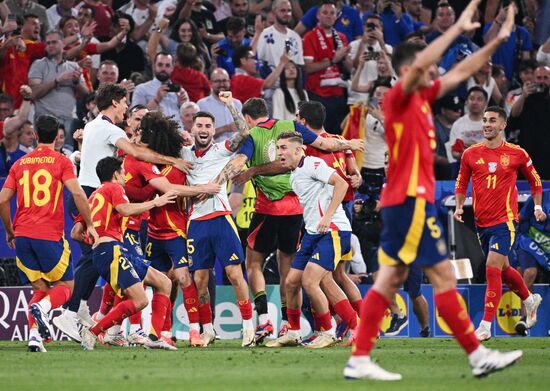 Russia Soccer Euro 2024 Spain - France