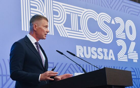 The Meeting of the Heads of BRICS Emergency Agencies in Kazan. Alexander Bondar, Director of the Department of Educational, Scientific and Technical Activity of the Russian Emergencies Ministry. Location: Russia, Republic of Tatarstan, Kazan. Author: Mikhail Voskresenskiy/Sputnik. Meeting of the Heads of BRICS Emergency Agencies