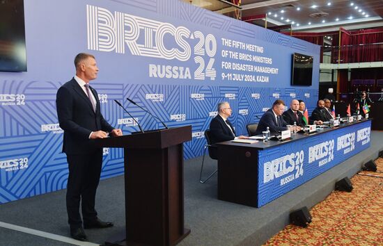 The Meeting of the Heads of BRICS Emergency Agencies in Kazan. Alexander Bondar, Director of the Department of Educational, Scientific and Technical Activity of the Russian Emergencies Ministry. Location: Russia, Republic of Tatarstan, Kazan. Author: Mikhail Voskresenskiy/Sputnik. Meeting of the Heads of BRICS Emergency Agencies