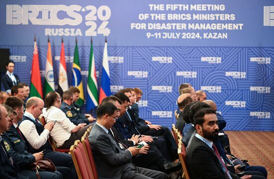 The Meeting of the Heads of BRICS Emergency Agencies in Kazan. Location: Russia, Republic of Tatarstan, Kazan. Author: Maksim Bogodvid. Meeting of the Heads of BRICS Emergency Agencies