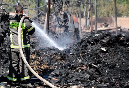 Russia Storage Fire