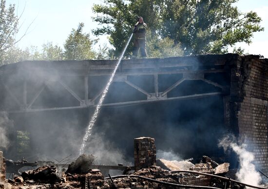 Russia Storage Fire