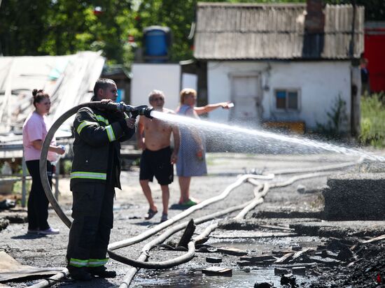 Russia Storage Fire
