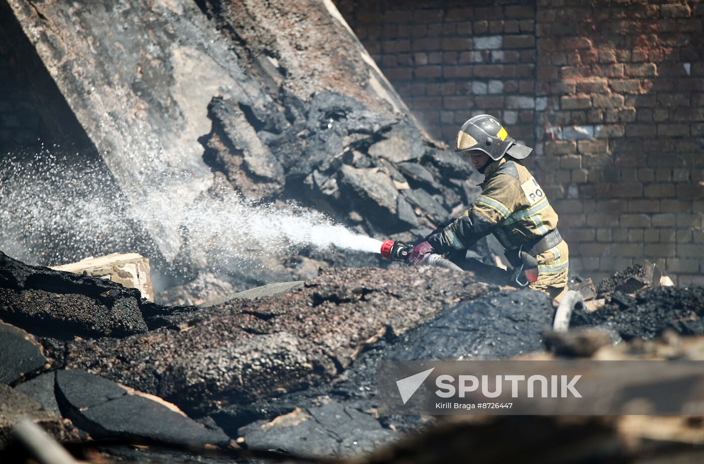 Russia Storage Fire