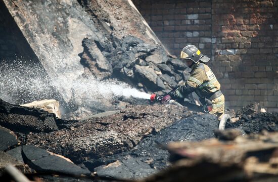 Russia Storage Fire