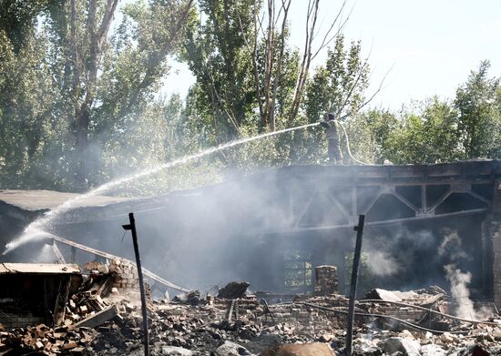 Russia Storage Fire