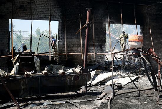 Russia Storage Fire