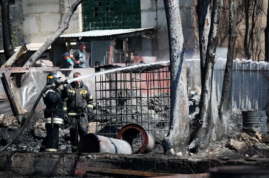Russia Storage Fire