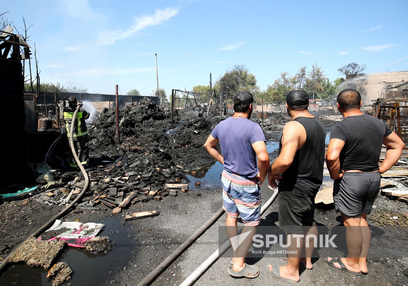 Russia Storage Fire