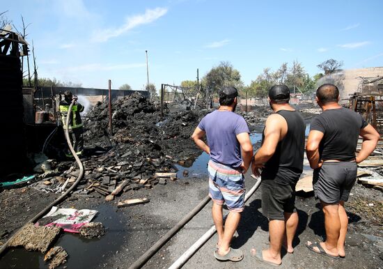Russia Storage Fire